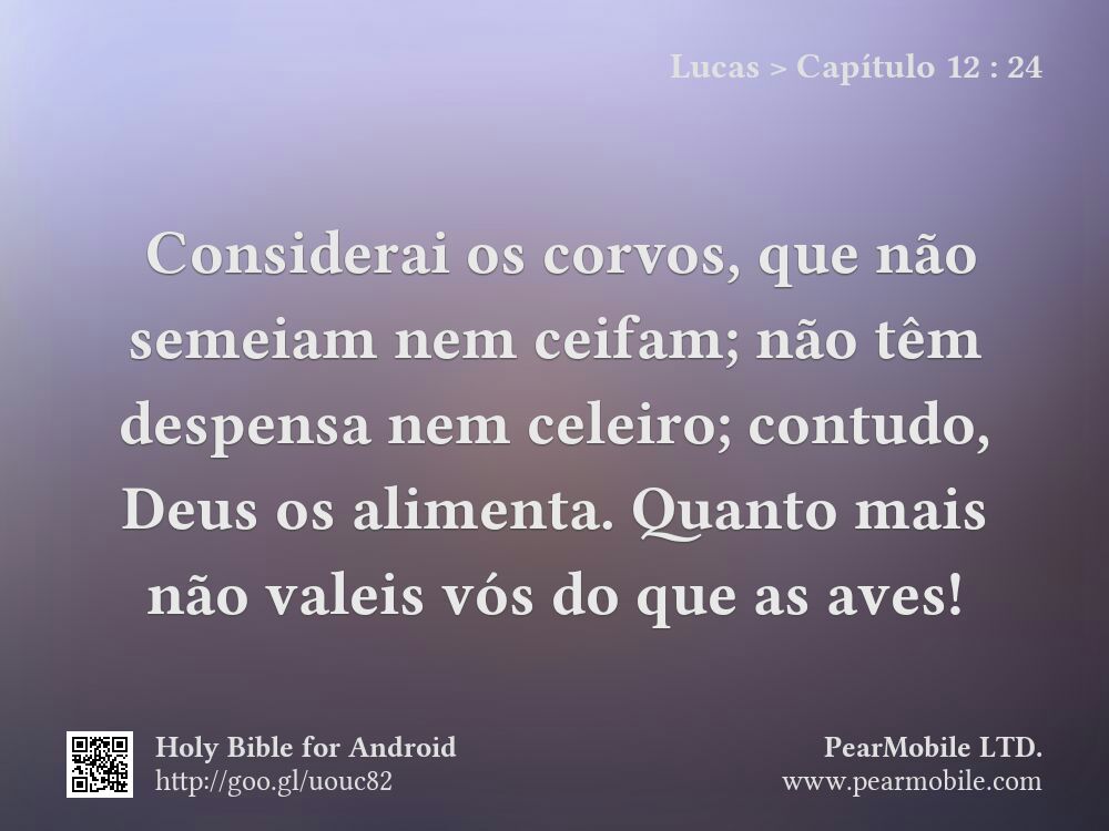 Lucas, Capítulo 12:24